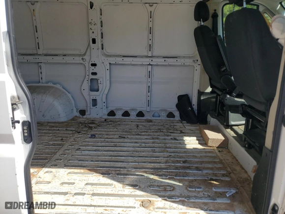 2021 Ram ProMaster Cargo Van with VIN 3C6LRVAG3ME558831, listed as a Copart auction lot 68833904 with 56,941 mi miles and Salvage Title. Bid and sale history available at carsss.com. Image 11.