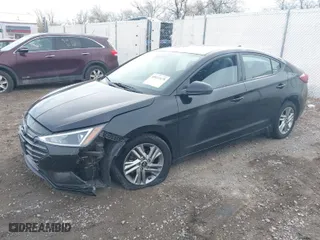 2020 Hyundai Elantra SEL with VIN 5NPD84LF0LH570055, listed as a IAAI auction lot 40932475 with 75,835 mi miles. Bid and sale history available at carsss.com. Image 2.
