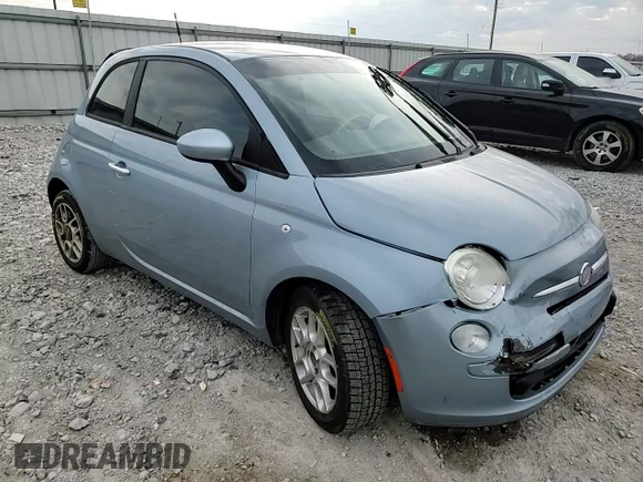 2013 FIAT 500 Pop with VIN 3C3CFFAR8DT530905, listed as a Copart auction lot 48082055 with 106,878 mi miles and Salvage Title. Bid and sale history available at carsss.com. Image 11.