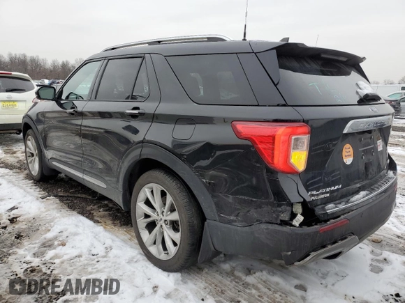2023 Ford Explorer Platinum z VIN 1FM5K8HC3PGA87872, wystawiony jako Copart lot #44706005 z przebiegiem 60 390 mil mil oraz Szkoda całkowita • Salvage title. Historia ofert i sprzedaży dostępna na DreamBid. Obrazek 2.