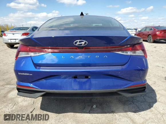 2023 Hyundai Elantra SEL с VIN 5NPLS4AG4PH106216, выставлен на аукционе Copart как лот 52132395 с пробегом 6 721 миль миль и Списание • Salvage title. История ставок и продаж доступна на DreamBid. Изображение 6.