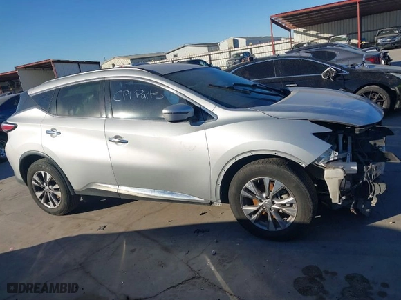 2016 Nissan Murano S with VIN 5N1AZ2MG9GN107067, listed as a IAAI auction lot 41832588 with 119,187 mi miles. Bid and sale history available at carsss.com. Image 14.