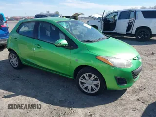 2013 Mazda Mazda2 Sport with VIN JM1DE1KY2D0155604, listed as a IAAI auction lot 41745512 with 150,253 mi miles. Bid and sale history available at carsss.com. Image 1.