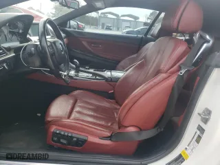 2012 BMW 6 Series 640i with VIN WBALW7C56CDX58172, listed as a Copart auction lot 44383255 with 140,240 mi miles and Salvage Title. Bid and sale history available at carsss.com. Image 7.