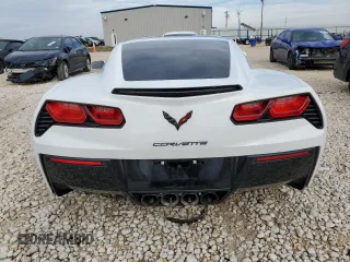 2018 Chevrolet Corvette 2LT with VIN 1G1YD2D70J5101448, listed as a Copart auction lot 43195995 with 34,473 mi miles and Salvage Title. Bid and sale history available at DreamBid. Image 6.