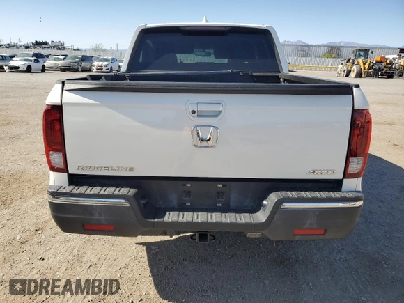 2018 Honda Ridgeline RTL-T z VIN 5FPYK3F64JB005416, wystawiony jako Copart lot #54163835 z przebiegiem 57 677 mil mil oraz Szkody całkowita. Historia ofert i sprzedaży dostępna na DreamBid. Obrazek 6.