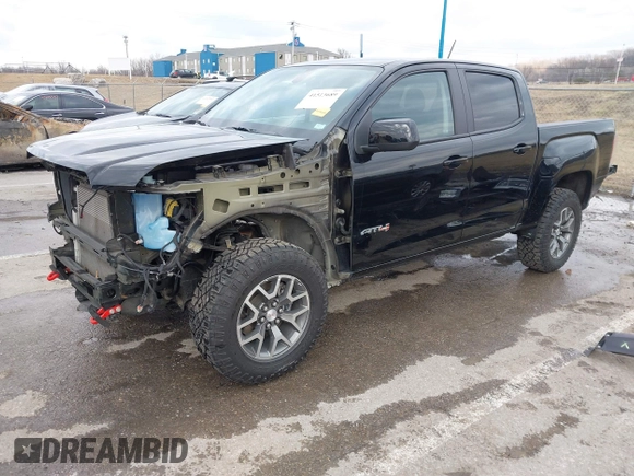 2022 GMC Canyon 4WD AT4 with VIN 1GTG6FEN0N1249453, listed as a IAAI auction lot 41513689 with 44,285 mi miles and . Bid and sale history available at carsss.com. Image 21.