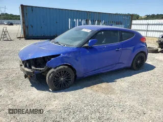 2014 Hyundai Veloster with VIN KMHTC6AD5EU192603, listed as a Copart auction lot 59371905 with 134,928 mi miles and Salvage title. Bid and sale history available at DreamBid. Image 1.