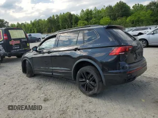 2022 Volkswagen Tiguan SE R-Line Black with VIN 3VVCB7AXXNM044895, listed as a Copart auction lot 55125375 with 52,629 mi miles and Salvage title. Bid and sale history available at DreamBid. Image 2.