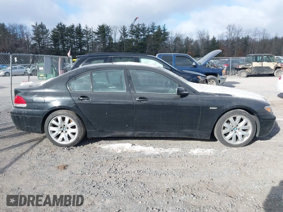 2003 BMW 7 Series 745i with VIN WBAGL63493DP67766, listed as a IAAI auction lot 41276771 with 92,681 mi miles and . Bid and sale history available at DreamBid. Image 13.