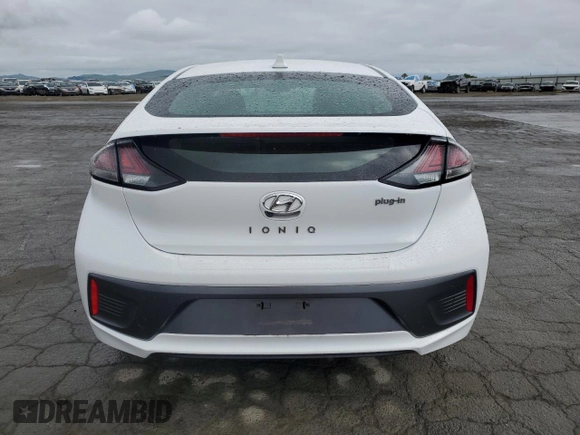 2020 Hyundai Ioniq SEL with VIN KMHC75LD8LU189686, listed as a Copart auction lot 53716935 with 21,641 mi miles and Salvage Title. Bid and sale history available at DreamBid. Image 6.