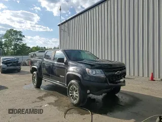 2019 Chevrolet Colorado 4WD ZR2 with VIN 1GCGTEEN1K1168301, listed as a Copart auction lot 57800275 with 78,583 mi miles and Salvage title. Bid and sale history available at DreamBid. Image 14.