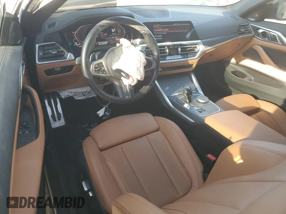 2023 BMW 4 Series M440i xDrive with VIN WBA13AR03PCM86264, listed as a Copart auction lot 47460525 with 7,881 mi miles and Clean Title. Bid and sale history available at DreamBid. Image 8.