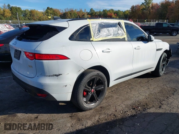 2020 Jaguar F-Pace 25t Checkered Flag Edition with VIN SADCP2FX8LA641778, listed as a IAAI auction lot 40584435 with 53,823 mi miles and . Bid and sale history available at DreamBid. Image 4.
