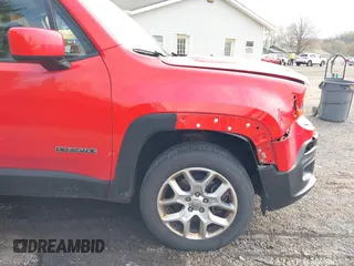 2017 Jeep Renegade Latitude with VIN ZACCJBBB7HPG27689, listed as a IAAI auction lot 42010657 with 143,202 mi miles. Bid and sale history available at carsss.com. Image 18.