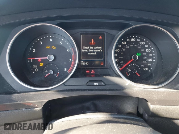 2020 Volkswagen Tiguan S with VIN 3VV1B7AX8LM078127, listed as a Copart auction lot 49150945 with 55,340 mi miles and Salvage title. Bid and sale history available at DreamBid. Image 9.
