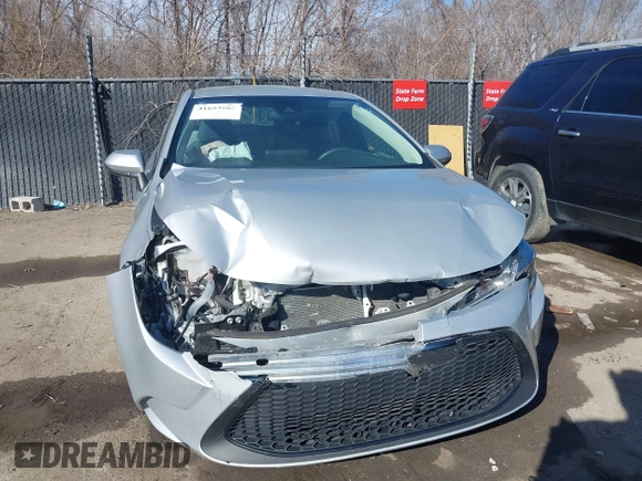 2022 Toyota Corolla LE with VIN 5YFEPMAE9NP340490, listed as a IAAI auction lot 41653662 with 35,676 mi miles and . Bid and sale history available at DreamBid. Image 6.