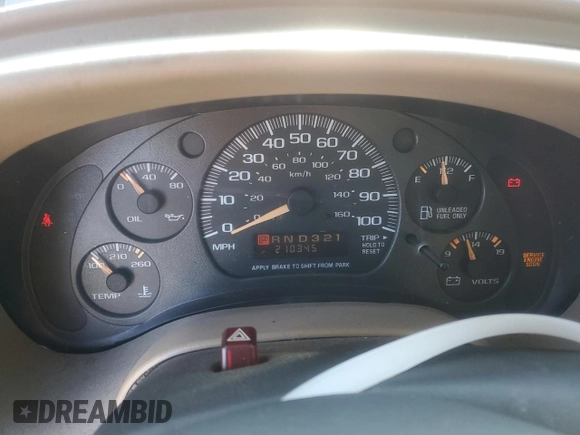 2002 Chevrolet Astro with VIN 1GNDM19X82B141148, listed as a Copart auction lot 83783494 with 210,345 mi miles and Non Repairable. Bid and sale history available at carsss.com. Image 9.