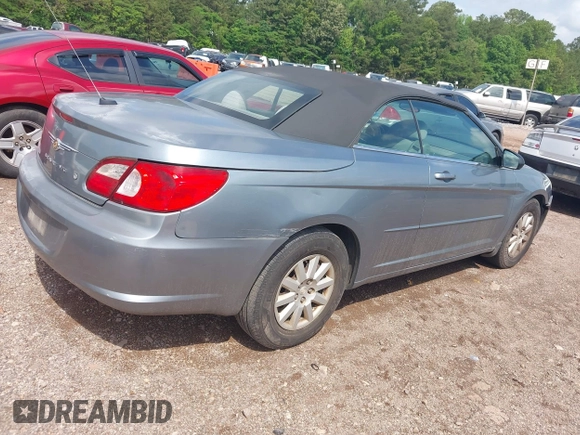 2008 Chrysler Sebring LX with VIN 1C3LC45K58N674637, listed as a IAAI auction lot 42165179 with 190,517 mi miles and . Bid and sale history available at DreamBid. Image 4.