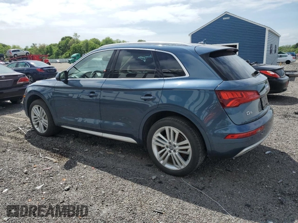 2018 Audi Q5 Premium Plus with VIN WA1BNAFY0J2010430, listed as a Copart auction lot 56914275 with Not provided miles and Salvage title. Bid and sale history available at DreamBid. Image 2.