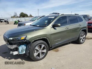 2019 Jeep Cherokee Limited with VIN 1C4PJMDX9KD107554, listed as a Copart auction lot 48578215 with 91,915 mi miles and Salvage Title. Bid and sale history available at carsss.com. Image 1.