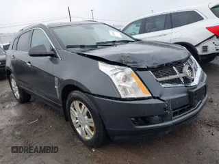 2012 Cadillac SRX Luxury Collection with VIN 3GYFNDE33CS542853, listed as a IAAI auction lot 42011702 with 215,841 mi miles. Bid and sale history available at carsss.com. Image 1.