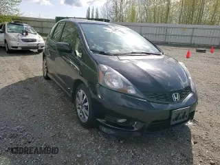 2012 Honda Fit Sport with VIN JHMGE8H58CC013885, listed as a Copart auction lot 53052205 with 144,182 mi miles and Salvage Title. Bid and sale history available at carsss.com. Image 10.