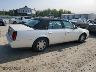 2001 Cadillac DeVille with VIN 1G6KD54YX1U158322, listed as a Copart auction lot 71097694 with 64,731 mi miles and Clean Title. Bid and sale history available at carsss.com. Image 3.