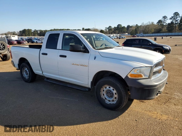 2011 Ram 1500 ST with VIN 1D7RV1GP5BS592753, listed as a Copart auction lot 41977195 with 204,013 mi miles and Clean Title. Bid and sale history available at carsss.com. Image 4.