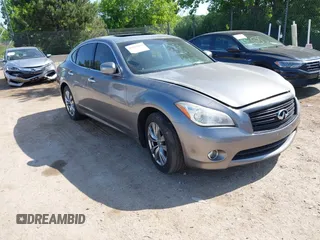 2012 Infiniti M z VIN JN1BY1AR2CM396226, wystawiony jako IAAI lot #42518699 z przebiegiem Nie podano mil oraz . Historia ofert i sprzedaży dostępna na DreamBid. Obrazek 1.