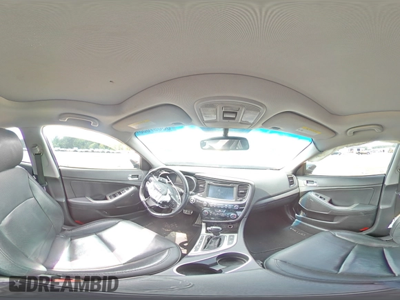 2015 Kia Optima SX Turbo with VIN 5XXGR4A62FG493749, listed as a Copart auction lot 58897855 with 151,744 mi miles and Salvage title. Bid and sale history available at DreamBid. Image 14.