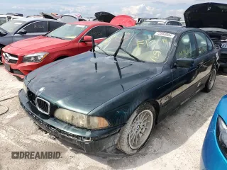 2001 BMW 5 Series 540iA with VIN WBADN63471GM71573, listed as a Copart auction lot 73868984 with 0 mi miles and Non Repairable. Bid and sale history available at carsss.com. Image 1.
