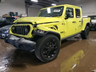 2024 Jeep Gladiator Willys с VIN 1C6HJTAG4RL125583, выставлен на аукционе Copart как лот 48825905 с пробегом 9 714 миль миль и Списание • Salvage title. История ставок и продаж доступна на DreamBid. Изображение 1.