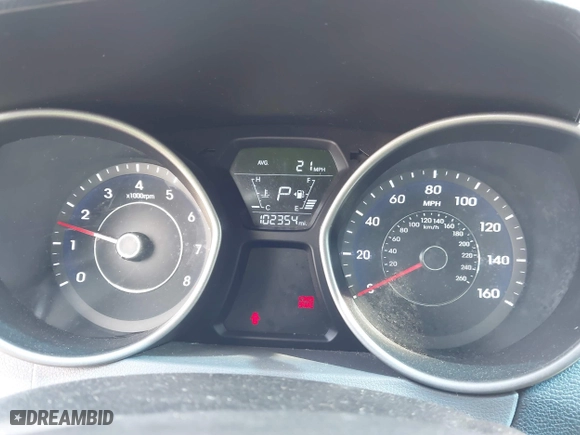 2016 Hyundai Elantra SE with VIN 5NPDH4AE0GH687389, listed as a IAAI auction lot 41650806 with 102,354 mi miles. Bid and sale history available at carsss.com. Image 7.