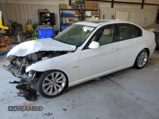 2011 BMW 3 Series 328i with VIN WBAPH7C52BA802325, listed as a Copart auction lot 50588385 with 135,583 mi miles and Salvage Title. Bid and sale history available at carsss.com. Image 1.