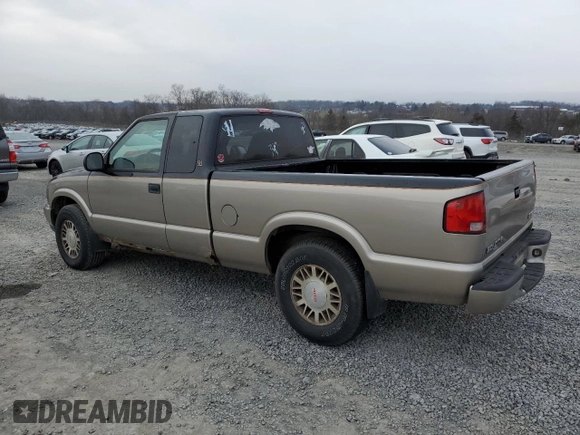 1998 GMC Sonoma SLS with VIN 1GTCT19XXW8508898, listed as a Copart auction lot 87130834 with 206,151 mi miles and Clean Title. Bid and sale history available at carsss.com. Image 2.