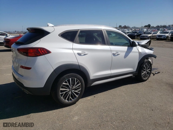 2020 Hyundai Tucson SEL with VIN KM8J33AL0LU152228, listed as a Copart auction lot 46674095 with 31,190 mi miles and Salvage Title. Bid and sale history available at carsss.com. Image 3.