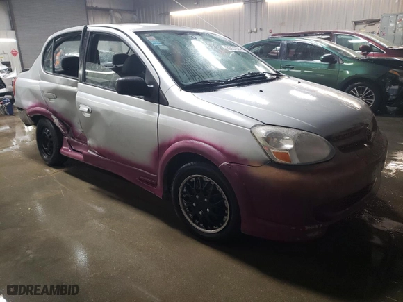 2003 Toyota ECHO with VIN JTDBT123735040712, listed as a Copart auction lot 82827834 with NaN miles and Salvage Title. Bid and sale history available at carsss.com. Image 4.
