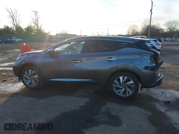 2021 Nissan Murano SL with VIN 5N1AZ2CS6MC130755, listed as a IAAI auction lot 40950186 with 48,134 mi miles and . Bid and sale history available at DreamBid. Image 14.