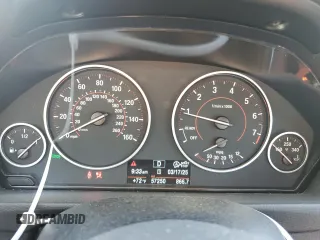2015 BMW 4 Series 428i with VIN WBA3N3C54FK233896, listed as a Copart auction lot 49317635 with 57,250 mi miles and Salvage Title. Bid and sale history available at DreamBid. Image 9.