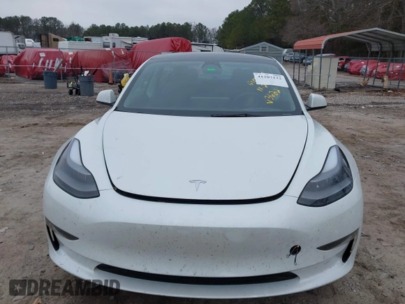 2023 Tesla Model 3 Long Range with VIN 5YJ3E1EB9PF393622, listed as a IAAI auction lot 41207132 with 14,097 mi miles and . Bid and sale history available at DreamBid. Image 12.