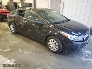 2017 Kia Forte LX with VIN 3KPFK4A7XHE138915, listed as a Copart auction lot 44567925 with 136,517 mi miles and Salvage Title. Bid and sale history available at carsss.com. Image 4.
