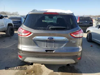 2014 Ford Escape Titanium with VIN 1FMCU9J90EUE48236, listed as a Copart auction lot 85134724 with 64,162 mi miles and Salvage Title. Bid and sale history available at carsss.com. Image 6.