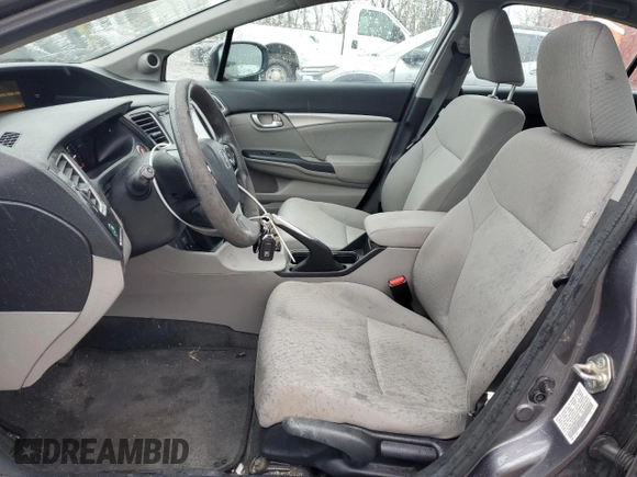 2014 Honda Civic Sedan EX with VIN 19XFB2F86EE211067, listed as a Copart auction lot 52796235 with 117,107 mi miles and Salvage Title. Bid and sale history available at carsss.com. Image 7.