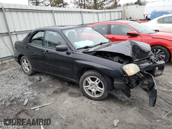 2005 Subaru Impreza Sedan (Natl) RS with VIN JF1GD67535H520036, listed as a Copart auction lot 49700825 with 0 mi miles and Salvage Title. Bid and sale history available at carsss.com. Image 4.