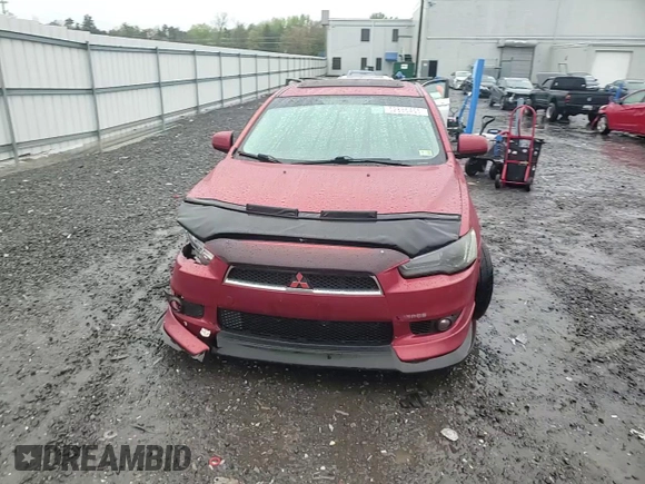 2009 Mitsubishi Lancer GTS with VIN JA3AU86W99U002899, listed as a Copart auction lot 52886455 with 174,184 mi miles and Salvage Title. Bid and sale history available at carsss.com. Image 10.