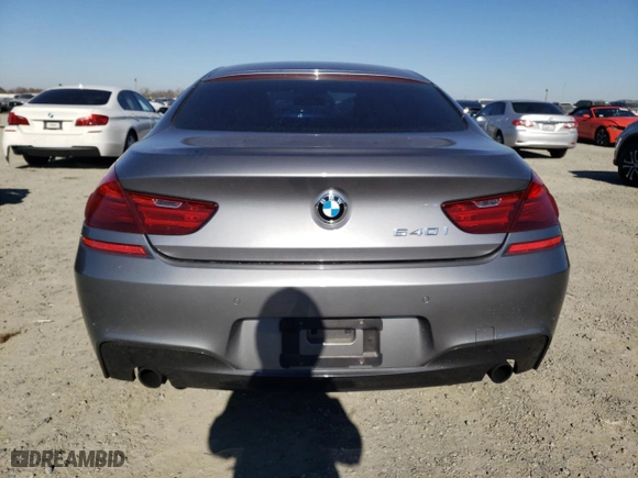 2013 BMW 6 Series 640i with VIN WBA6A0C59DDF14040, listed as a Copart auction lot 41897225 with 73,446 mi miles and Salvage Title. Bid and sale history available at carsss.com. Image 6.