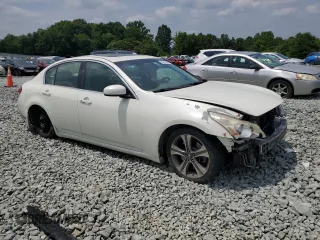 2008 Infiniti G35 Journey with VIN JNKBV61E18M210746, listed as a Copart auction lot 59587985 with 266,221 mi miles and Salvage title. Bid and sale history available at DreamBid. Image 4.