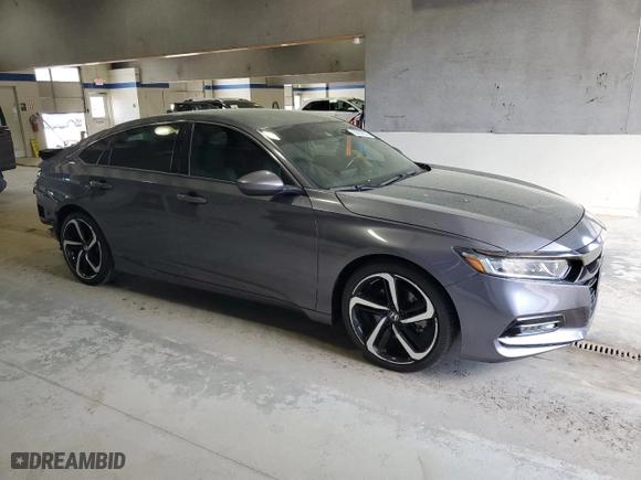 2020 Honda Accord Sedan Sport with VIN 1HGCV1F39LA075124, listed as a Copart auction lot 50958635 with 64,756 mi miles and Salvage Title. Bid and sale history available at carsss.com. Image 4.