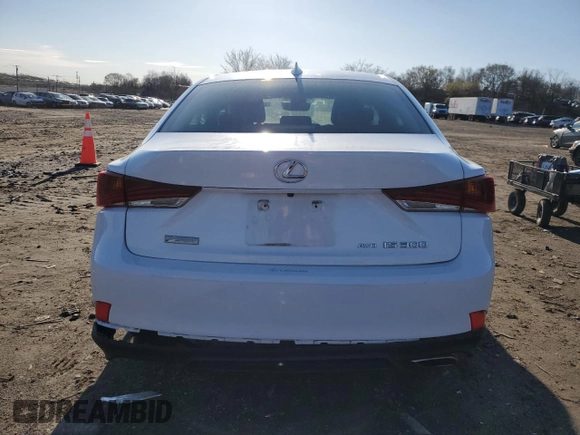 2018 Lexus IS with VIN JTHC81D24J5029933, listed as a Copart auction lot 49922205 with 78,587 mi miles and Salvage Title. Bid and sale history available at carsss.com. Image 6.